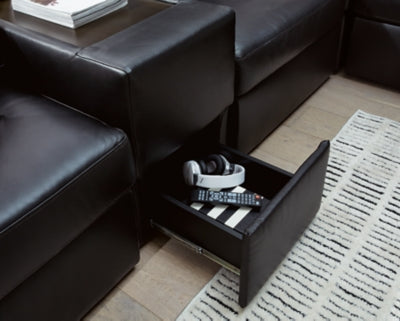 Modmax II Sectional with Chaise and Storage Consoles - Furniture 4 Less (Jacksonville, NC)