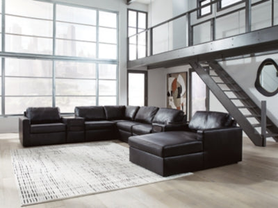 Modmax II Sectional with Chaise and Audio Consoles - Furniture 4 Less (Jacksonville, NC)