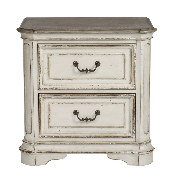 Magnolia Manor King California Panel Bed, Dresser & Mirror, Chest, Night Stand image