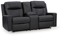 Mackmenville Reclining Loveseat with Console - Furniture 4 Less (Jacksonville, NC)