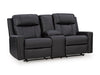 Mackmenville Reclining Loveseat with Console - Furniture 4 Less (Jacksonville, NC)