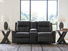 Mackmenville Reclining Loveseat with Console - Furniture 4 Less (Jacksonville, NC)