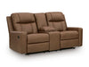 Mackmenville Reclining Loveseat with Console - Furniture 4 Less (Jacksonville, NC)