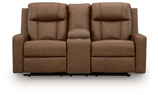 Mackmenville Reclining Loveseat with Console - Furniture 4 Less (Jacksonville, NC)