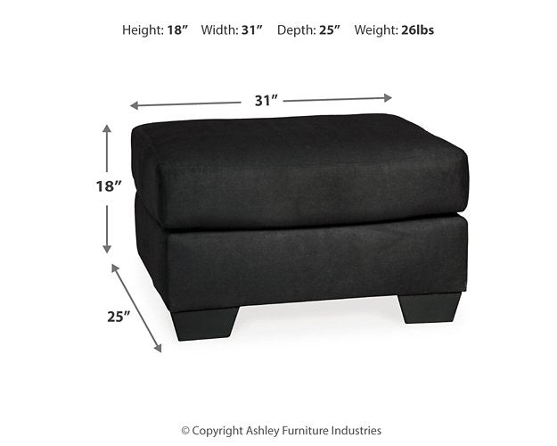 Darcy Ottoman - Furniture 4 Less (Jacksonville, NC)