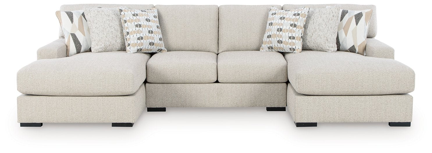 Laurelgrove Double Chaise Sectional - Furniture 4 Less (Jacksonville, NC)
