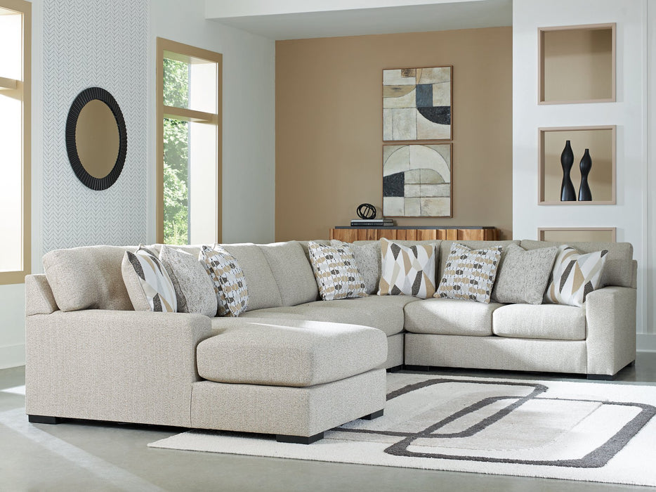 Laurelgrove Sectional with Chaise - Furniture 4 Less (Jacksonville, NC)