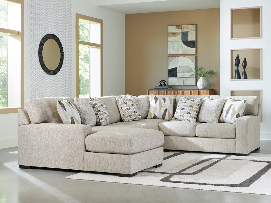 Laurelgrove Sectional with Chaise - Furniture 4 Less (Jacksonville, NC)