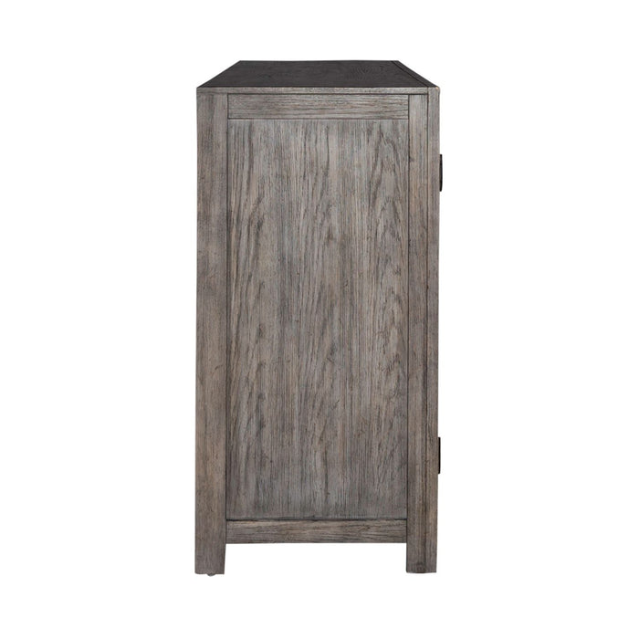 Liberty Furniture Winslow Accent Buffet in Smokey Ash EST SHIP TIME APPX 4 WEEKS - Furniture 4 Less (Jacksonville, NC)