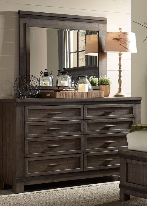 Liberty Thornwood Hills Drawer Dresser in Rock Beaten Gray - Furniture 4 Less (Jacksonville, NC)
