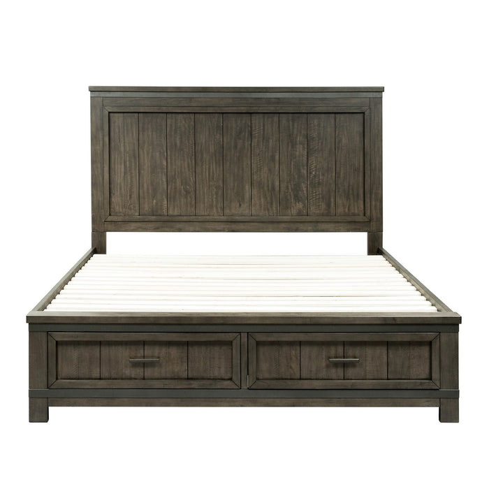 Thornwood Hills King Two Sided Storage Bed, Dresser & Mirror, Chest - Furniture 4 Less (Jacksonville, NC)