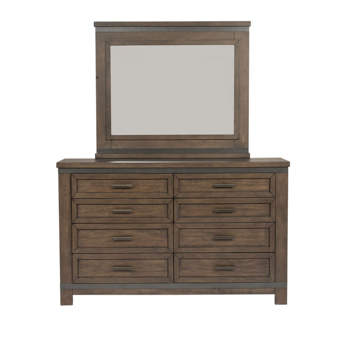 Thornwood Hills King Two Sided Storage Bed, Dresser & Mirror, Chest, Night Stand - Furniture 4 Less (Jacksonville, NC)