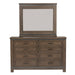 Thornwood Hills King Bookcase Bed, Dresser & Mirror - Furniture 4 Less (Jacksonville, NC)