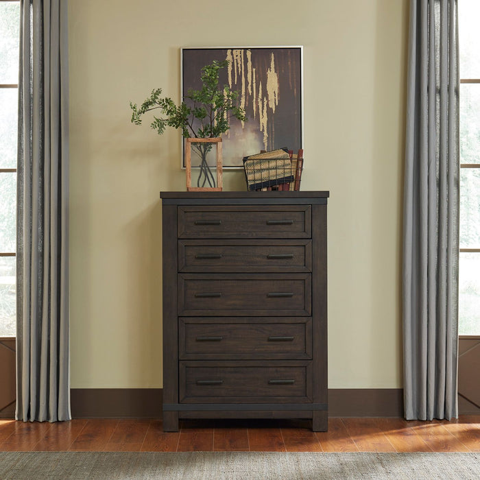Thornwood Hills King Bookcase Bed, Dresser & Mirror, Chest, Night Stand - Furniture 4 Less (Jacksonville, NC)