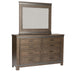 Thornwood Hills Queen Two Sided Storage Bed, Dresser & Mirror, Night Stand - Furniture 4 Less (Jacksonville, NC)