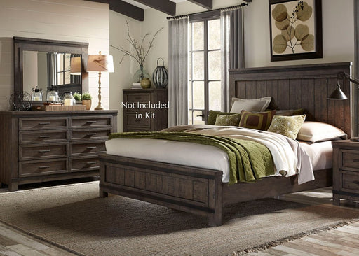Liberty Thornwood Hills Drawer Dresser in Rock Beaten Gray - Furniture 4 Less (Jacksonville, NC)