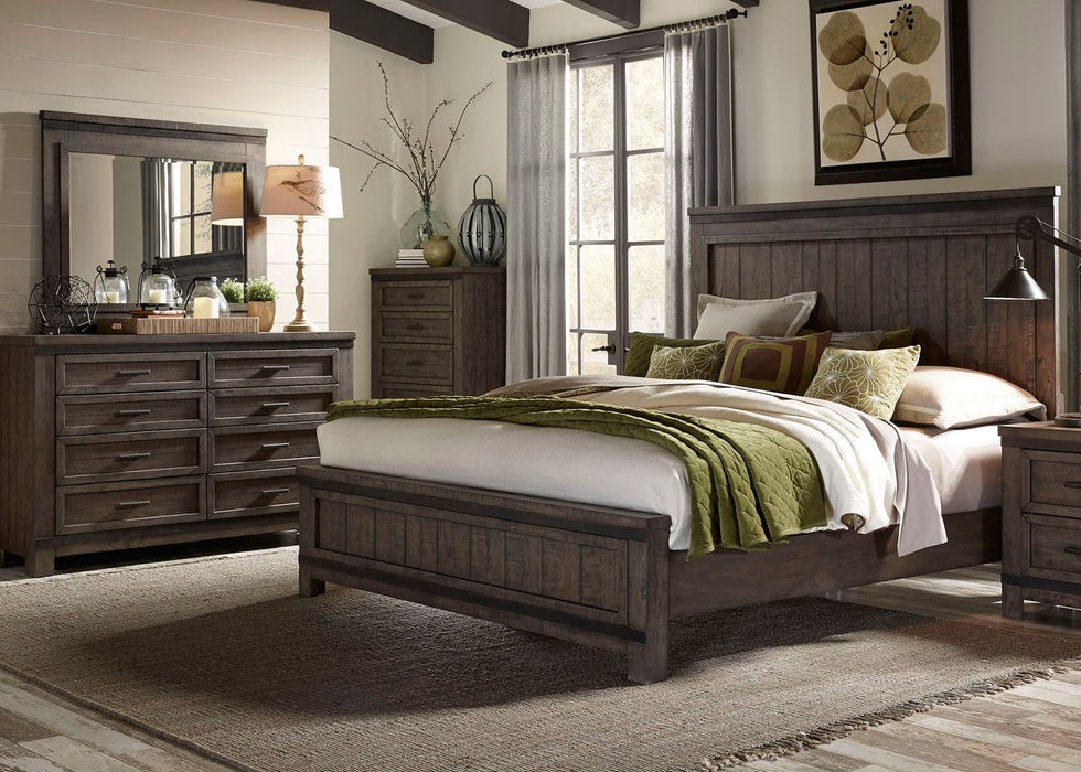 Liberty Thornwood Hills Drawer Dresser in Rock Beaten Gray - Furniture 4 Less (Jacksonville, NC)