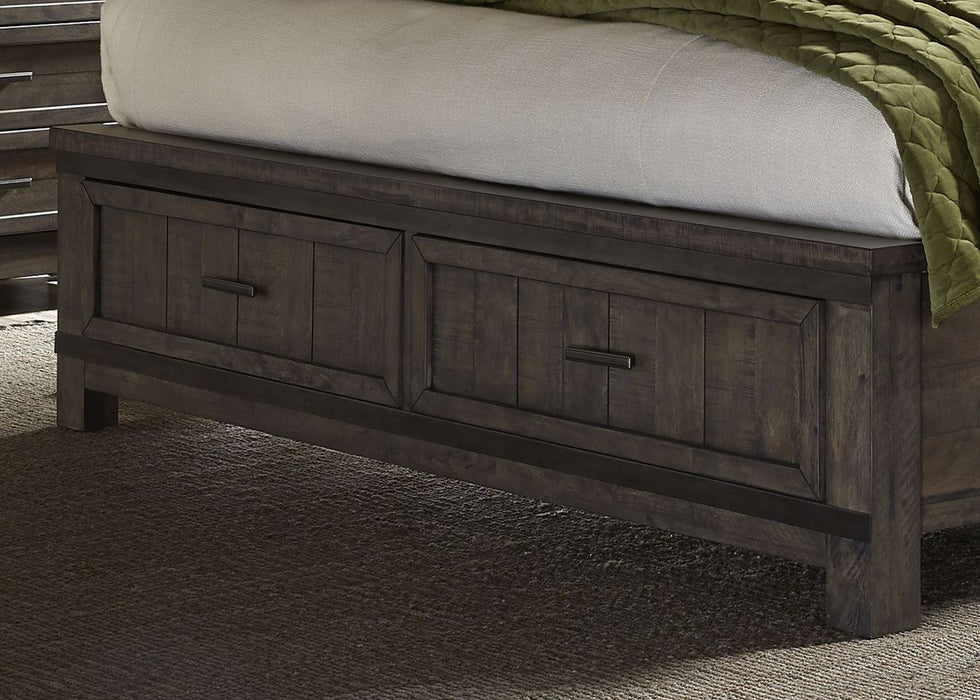 Liberty Thornwood Hills King Two Sided Storage Bed in Rock Beaten Gray 759-BR-K2S - Furniture 4 Less (Jacksonville, NC)