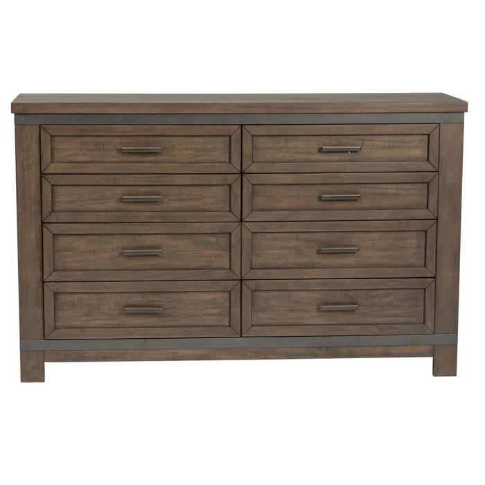 Thornwood Hills Drawer Dresser in Rock Beaten Gray - Furniture 4 Less (Jacksonville, NC)