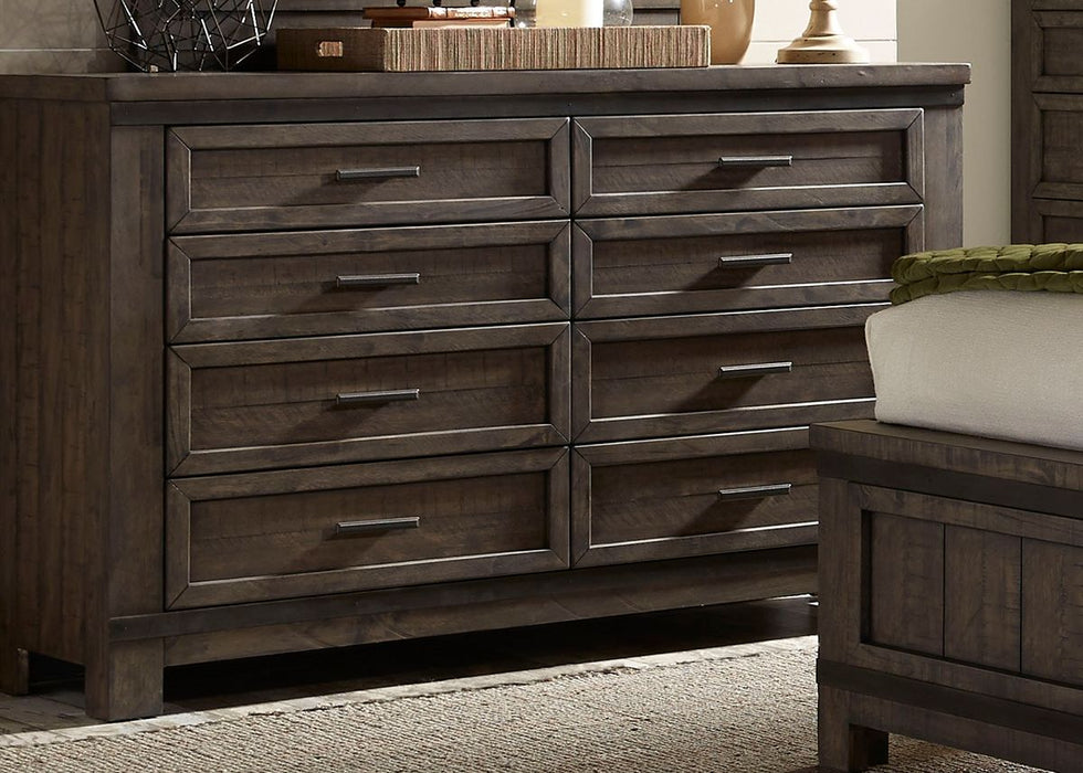 Liberty Thornwood Hills Drawer Dresser in Rock Beaten Gray - Furniture 4 Less (Jacksonville, NC)