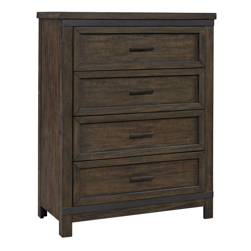 Thornwood Hills 4 Drawer Chest in Rock Beaten Gray - Furniture 4 Less (Jacksonville, NC)
