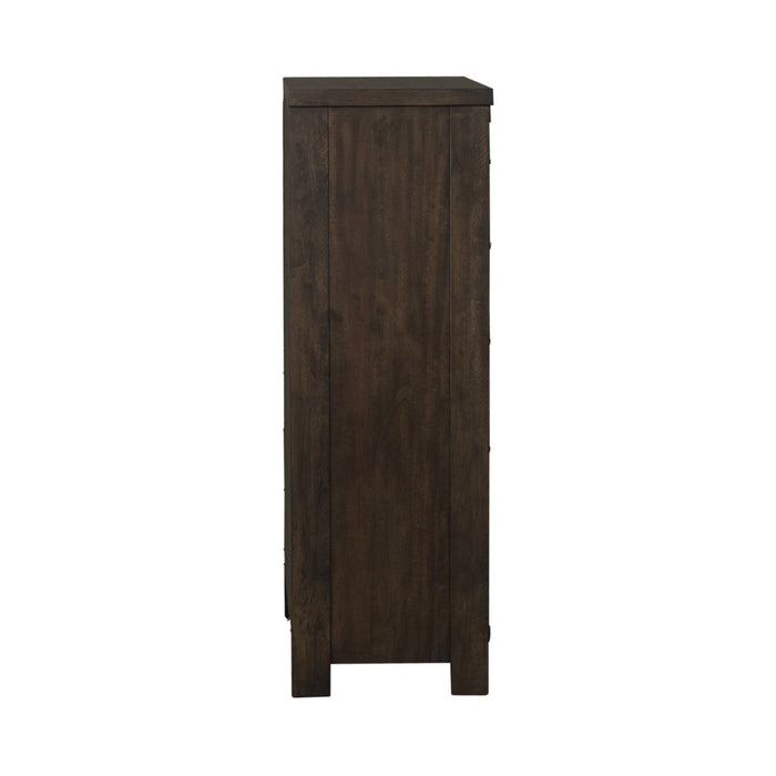 Thornwood Hills 5-Drawer Chest in Rock Beaten Gray - Furniture 4 Less (Jacksonville, NC)