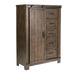 Thornwood Hills Sliding Door Chest in Rock Beaten Gray - Furniture 4 Less (Jacksonville, NC)