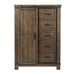 Thornwood Hills Sliding Door Chest in Rock Beaten Gray - Furniture 4 Less (Jacksonville, NC)