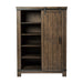 Thornwood Hills Sliding Door Chest in Rock Beaten Gray - Furniture 4 Less (Jacksonville, NC)