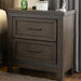 Liberty Furniture Thornwood Hills 2 Drawer Nightstand in Rock Beaten Gray - Furniture 4 Less (Jacksonville, NC)