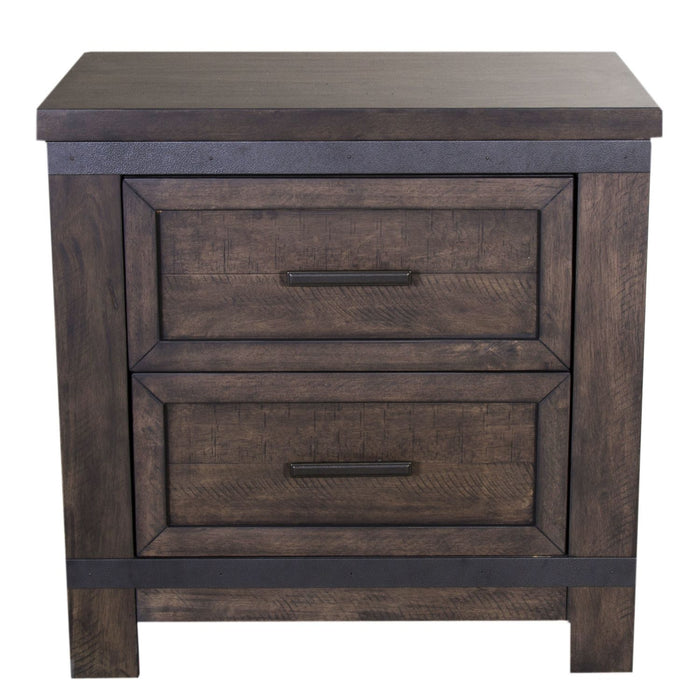 Thornwood Hills Nightstand in Rock Beaten Gray - Furniture 4 Less (Jacksonville, NC)