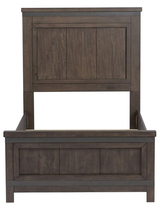 Liberty Furniture Thornwood Hills Full Panel Bed in Rock Beaten Gray - Furniture 4 Less (Jacksonville, NC)