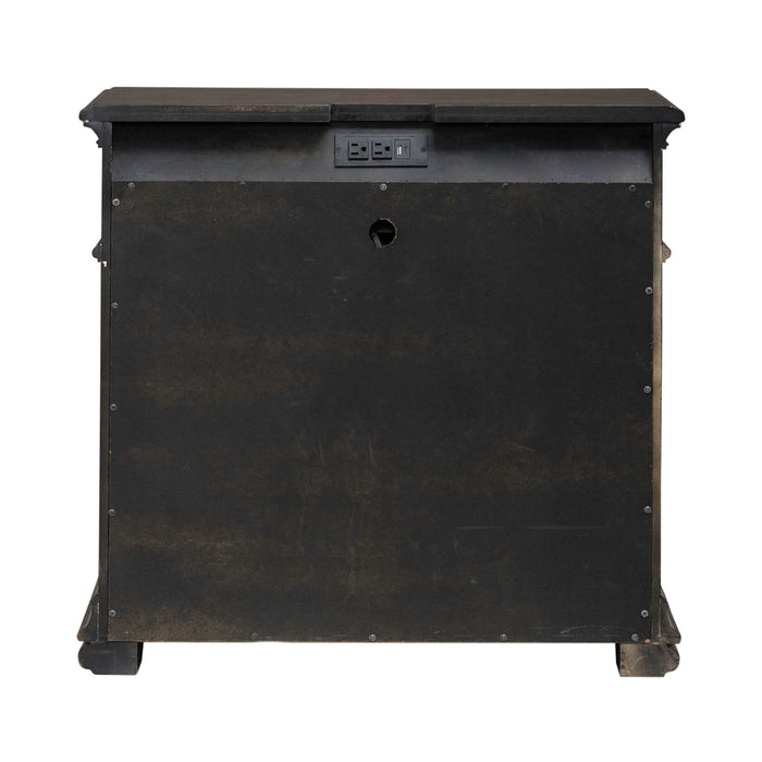 Provence Park Nightstand w/ Charging Station - Furniture 4 Less (Jacksonville, NC)