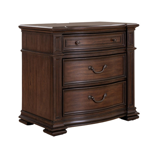 Provence Park Bedside Chest w/ Charging Station - Furniture 4 Less (Jacksonville, NC)