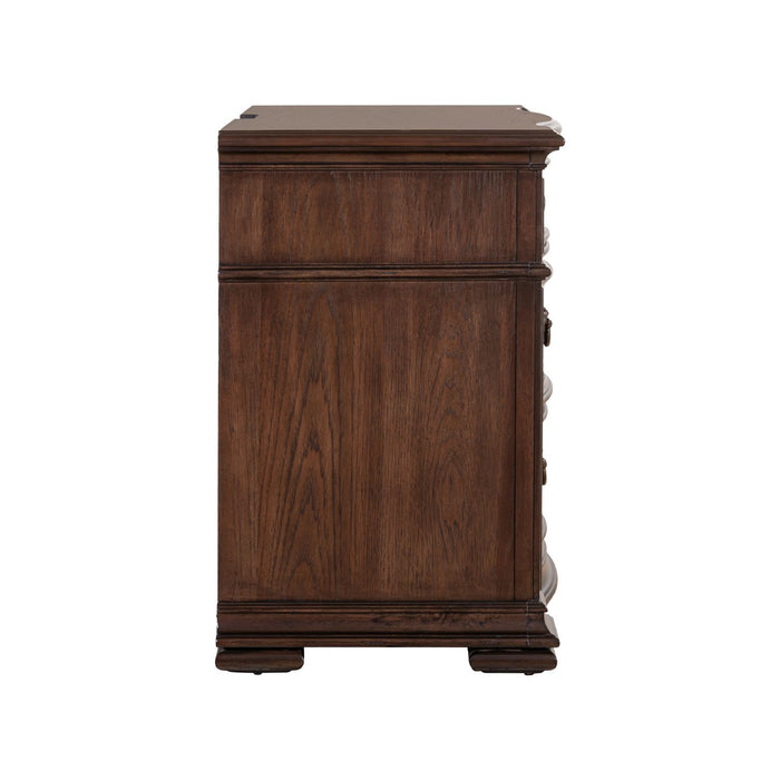 Provence Park Bedside Chest w/ Charging Station - Furniture 4 Less (Jacksonville, NC)