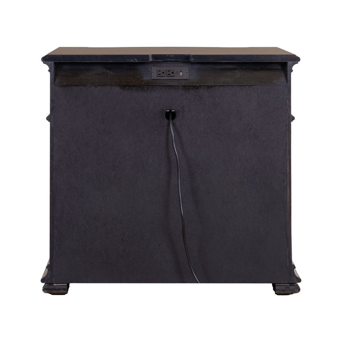 Provence Park Bedside Chest w/ Charging Station - Furniture 4 Less (Jacksonville, NC)
