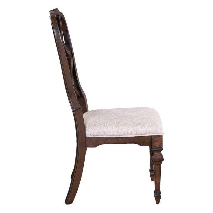 Provence Park Wood Back Side Chair (RTA) - Furniture 4 Less (Jacksonville, NC)