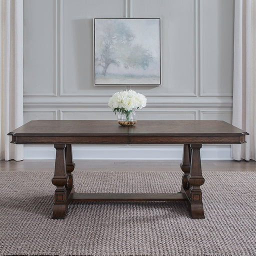 Provence Park Trestle Table Set - Furniture 4 Less (Jacksonville, NC)