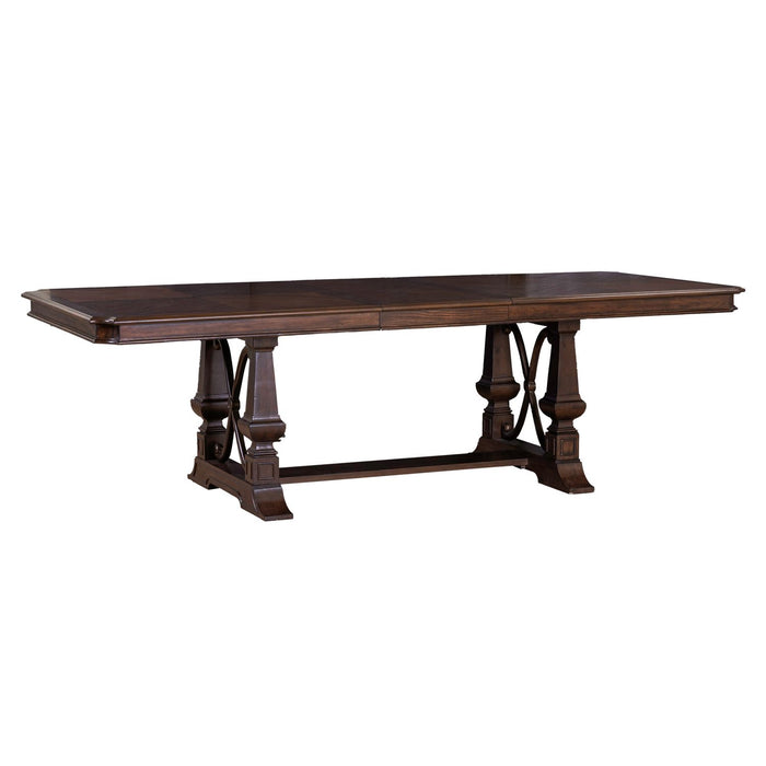 Provence Park Trestle Table Set - Furniture 4 Less (Jacksonville, NC)