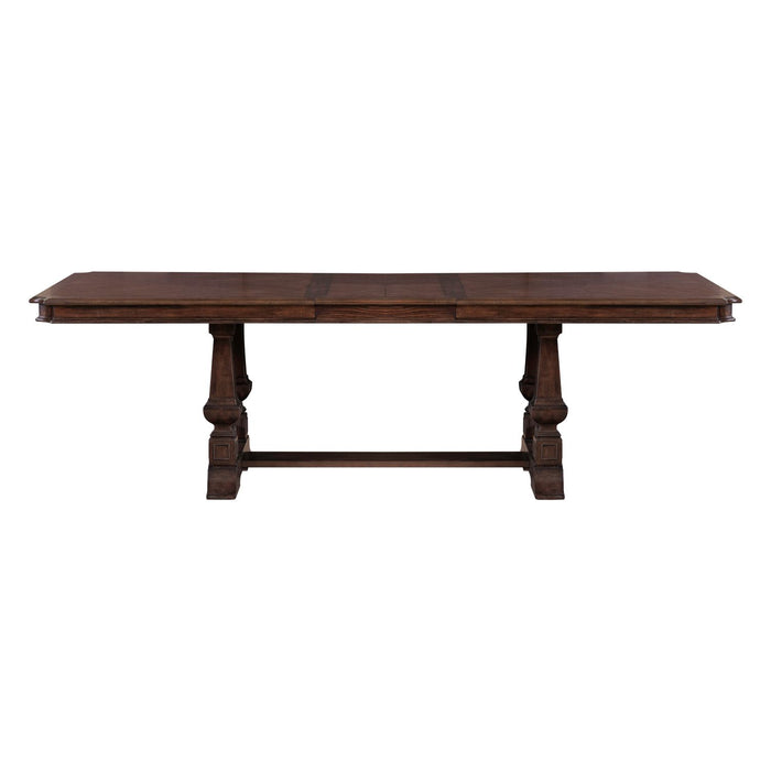 Provence Park Trestle Table Set - Furniture 4 Less (Jacksonville, NC)