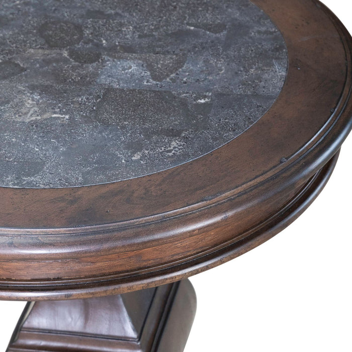 Provence Park Round End Table - Furniture 4 Less (Jacksonville, NC)