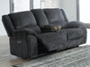 Draycoll Power Reclining Loveseat with Console - Furniture 4 Less (Jacksonville, NC)