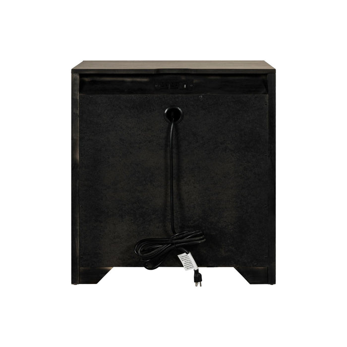 Proximity Place Nightstand w/ Charging Station - Furniture 4 Less (Jacksonville, NC)
