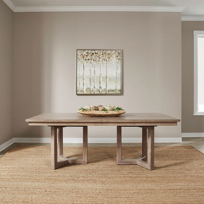 Proximity Place Double Pedestal Table Set - Furniture 4 Less (Jacksonville, NC)