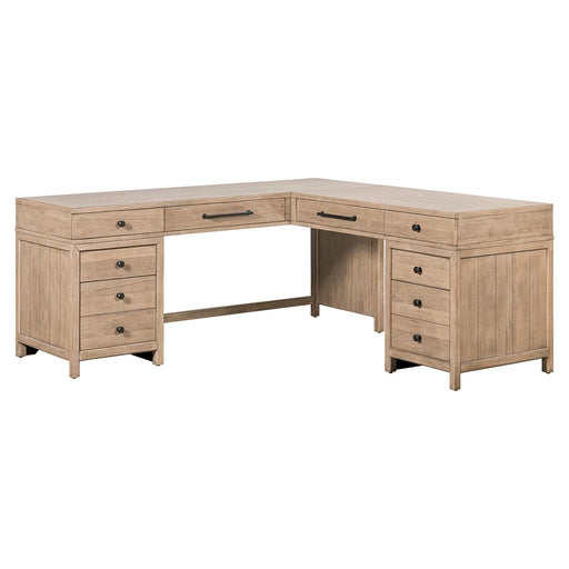 Proximity Place L Shaped Desk Set - Furniture 4 Less (Jacksonville, NC)