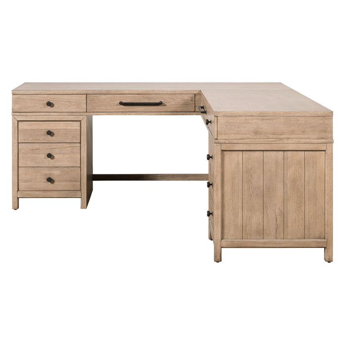 Proximity Place L Shaped Desk Set - Furniture 4 Less (Jacksonville, NC)