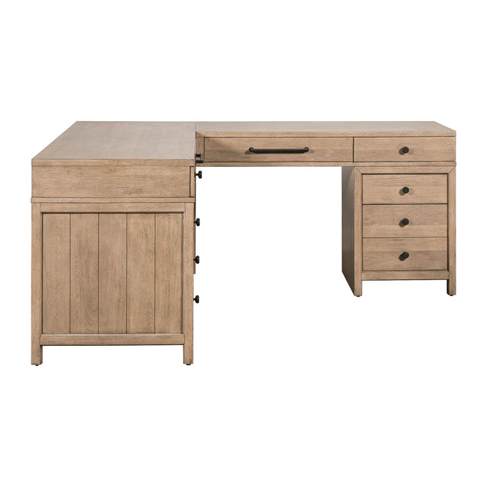 Proximity Place L Shaped Desk Set - Furniture 4 Less (Jacksonville, NC)
