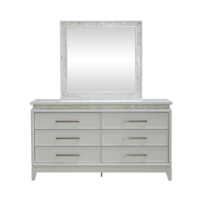 Reflections Dresser & Mirror - Furniture 4 Less (Jacksonville, NC)