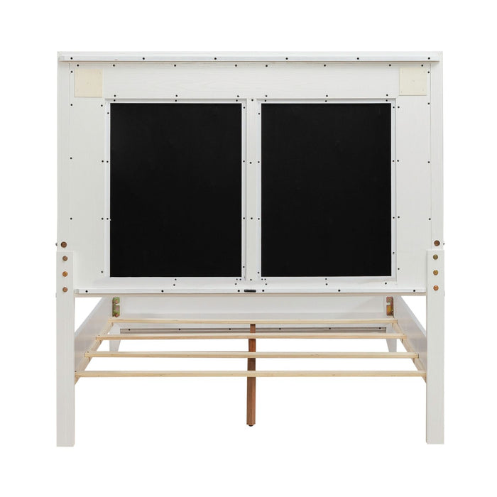 Reflections Queen Uph Bed - Furniture 4 Less (Jacksonville, NC)