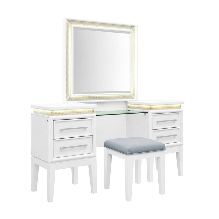 Reflections 3 Piece Vanity Set - Furniture 4 Less (Jacksonville, NC)